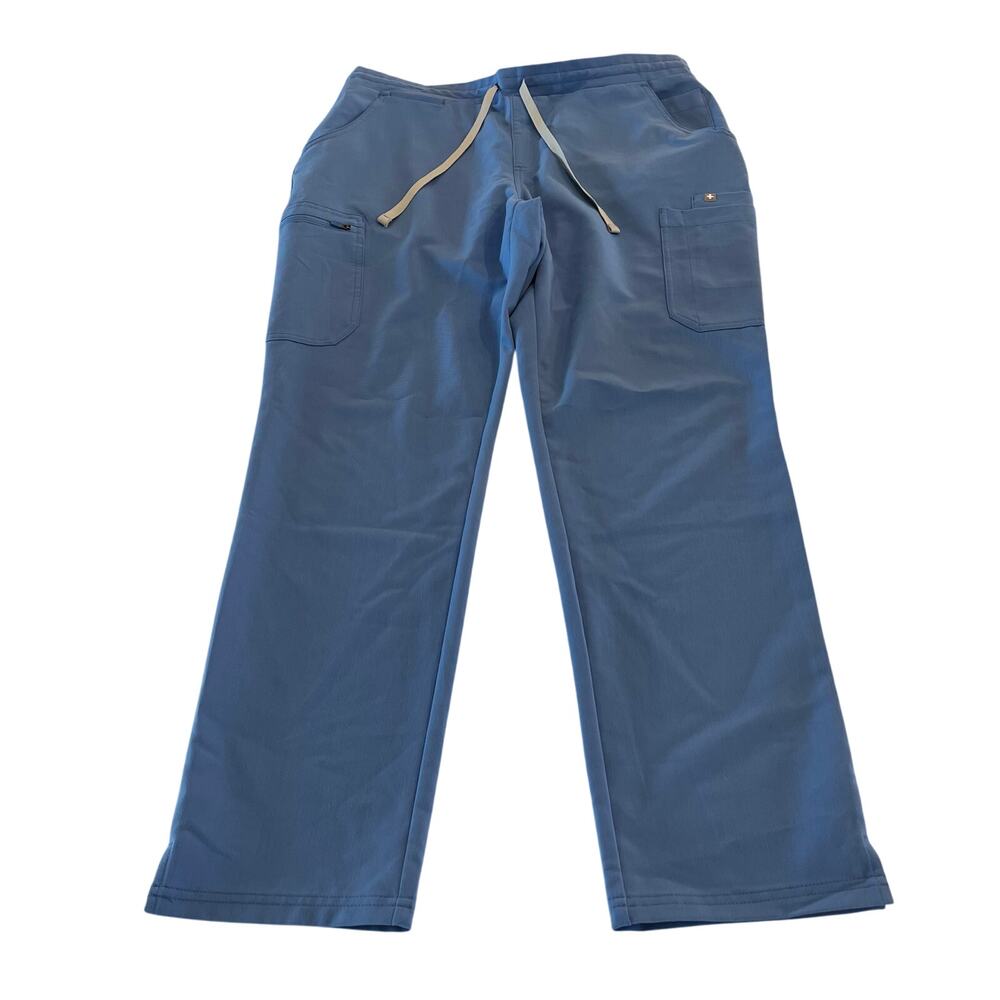 Figs Yola‎ Skinny Scrub Pants Blue Size Large
